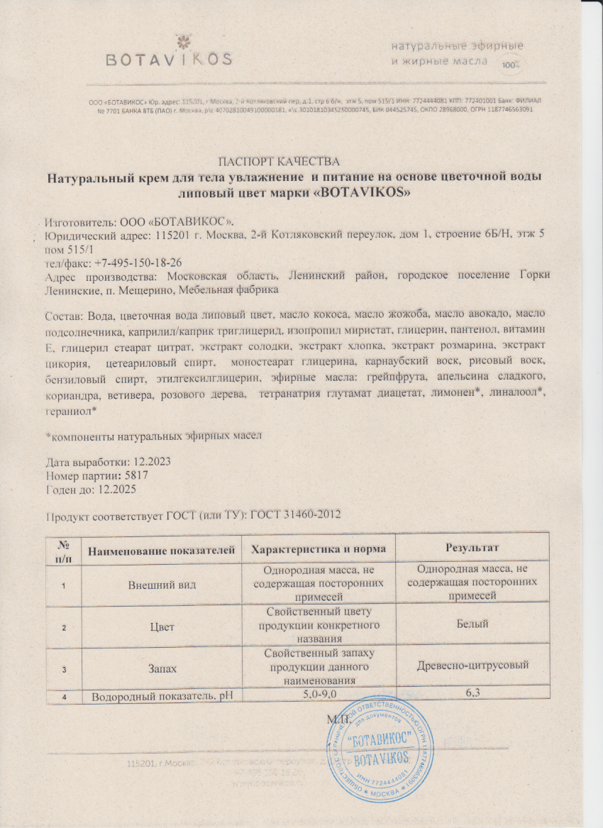 Паспорт №122023
